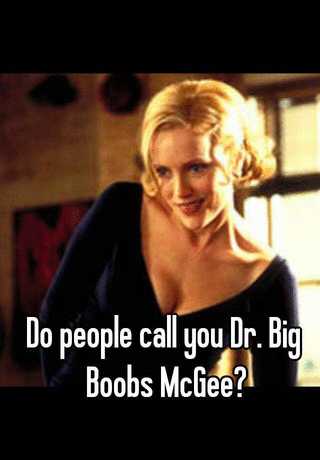 Mcgee big boobs 