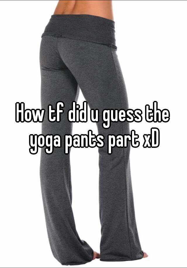 guess yoga pants