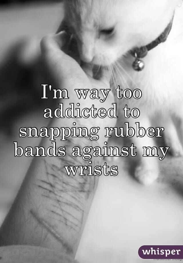 rubber band snapping