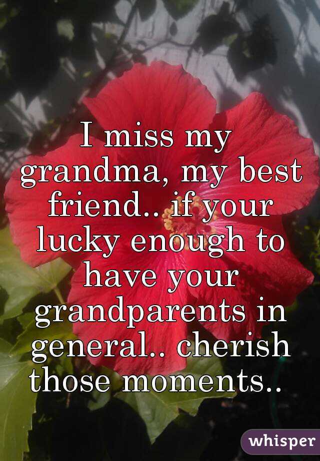 I Miss My Grandma My Best Friend If Your Lucky Enough