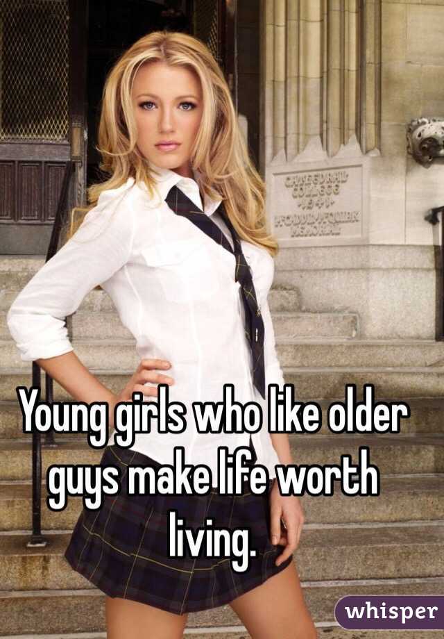 Older young guys like girls Teenage girls
