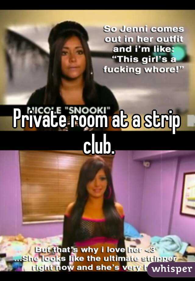 Private Room At A Strip Club