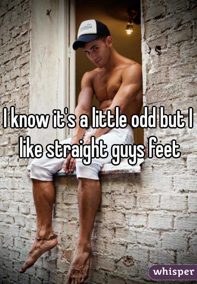 Mens feet straight 