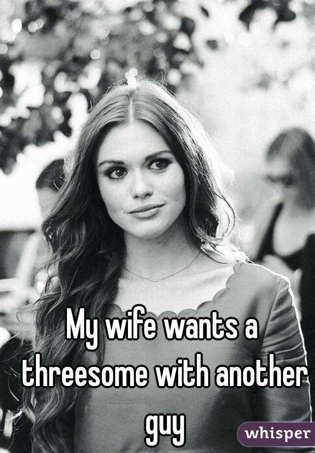 saying kept no threesome first Wifes