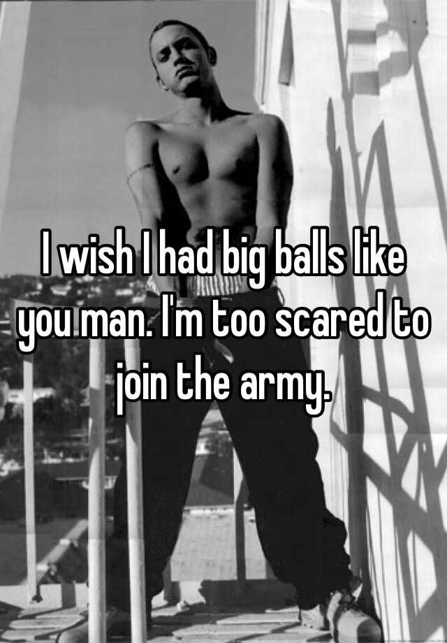 Big balls why guys do have Why did