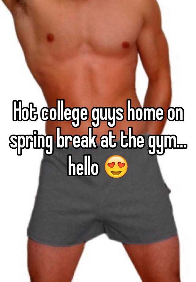 Hot college guy