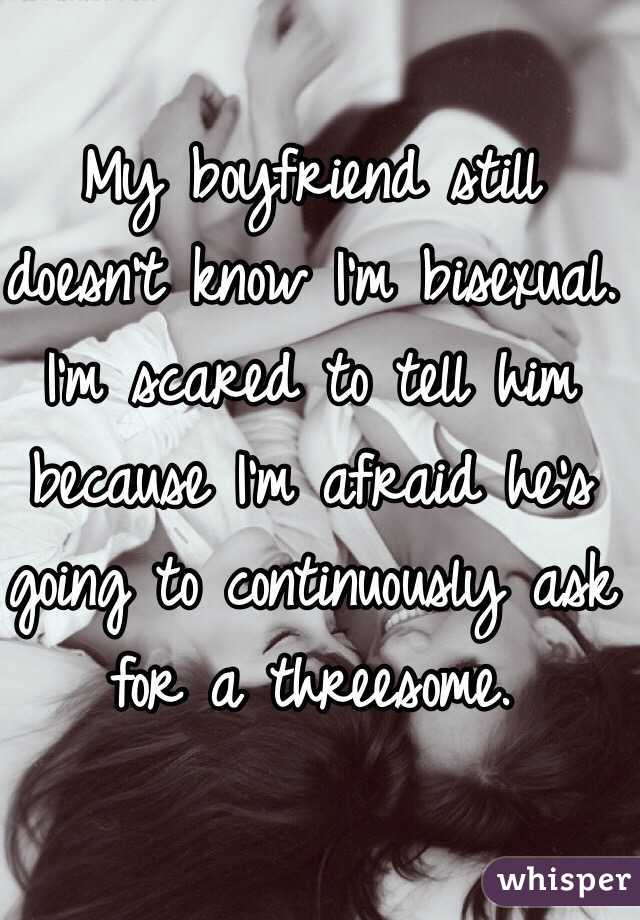 How can i tell if my boyfriend is bisexual