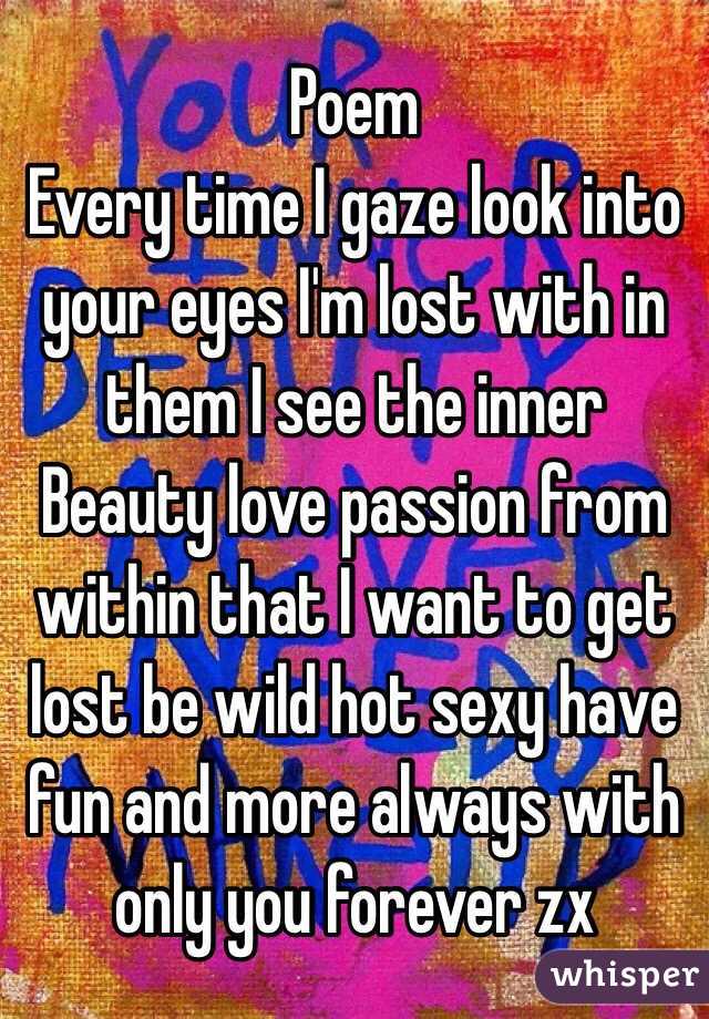 Hot poems your 27 Girlfriend