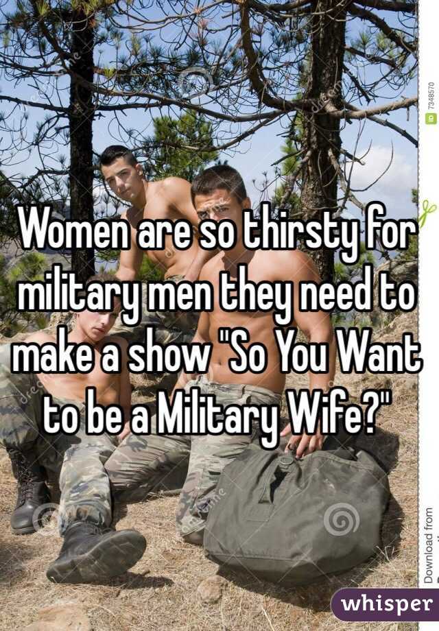 Wife hot military 