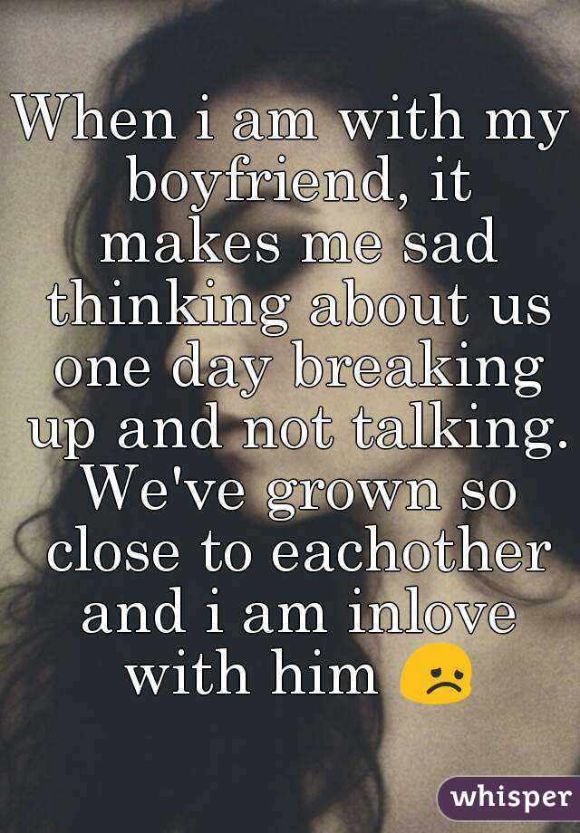 My boyfriend makes me feel depressed