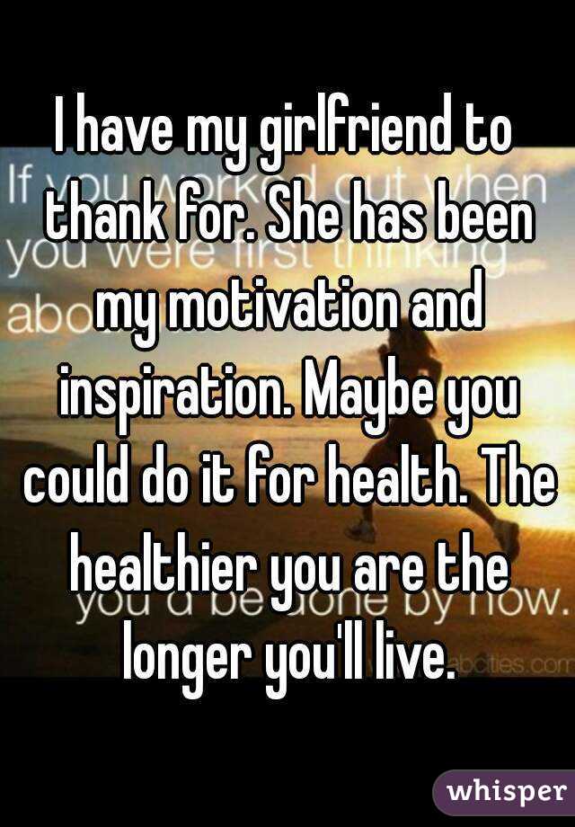 Girlfriend motivation for The 70