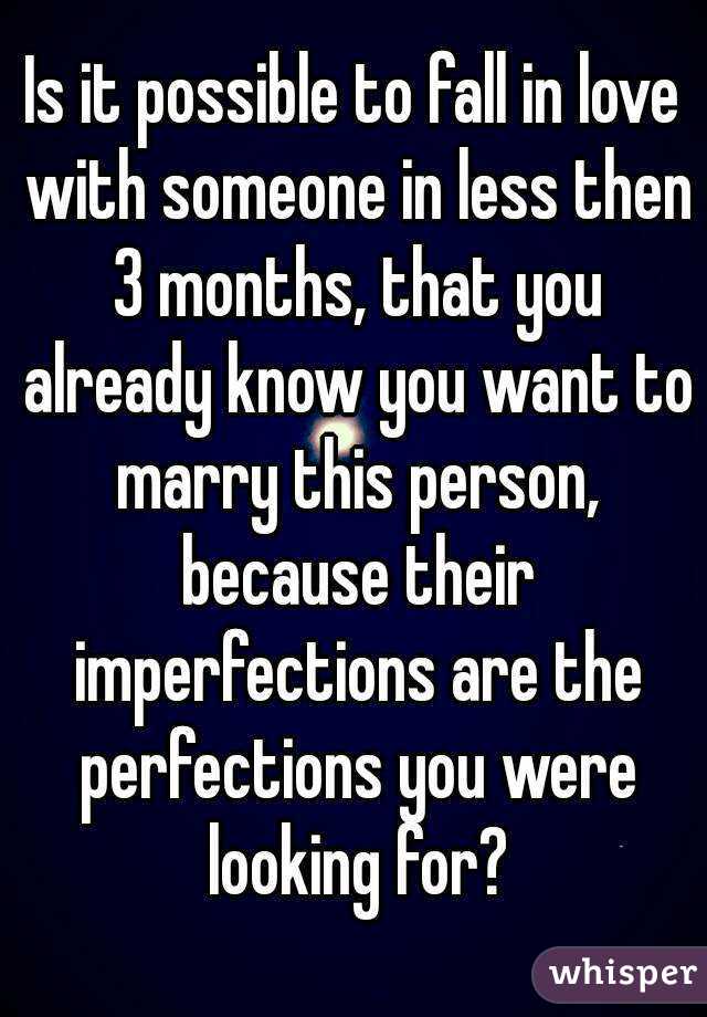 When do you know you want to marry someone