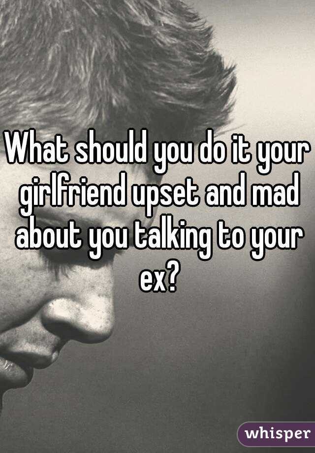ex is upset im dating