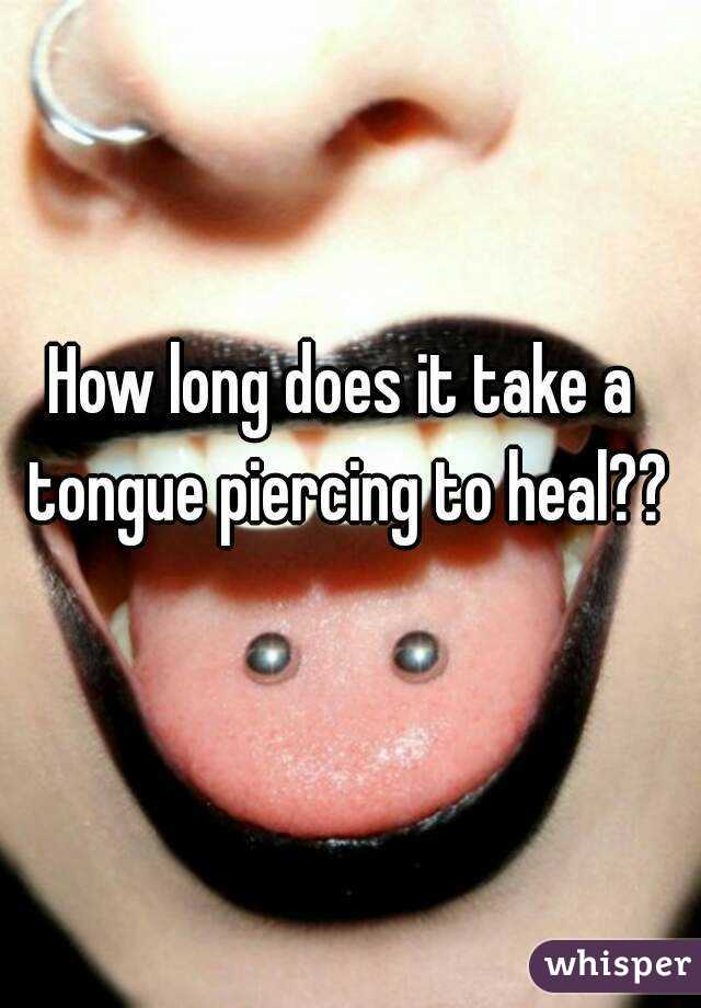 How long does it take labret piercing to heal? | Yahoo Answers
