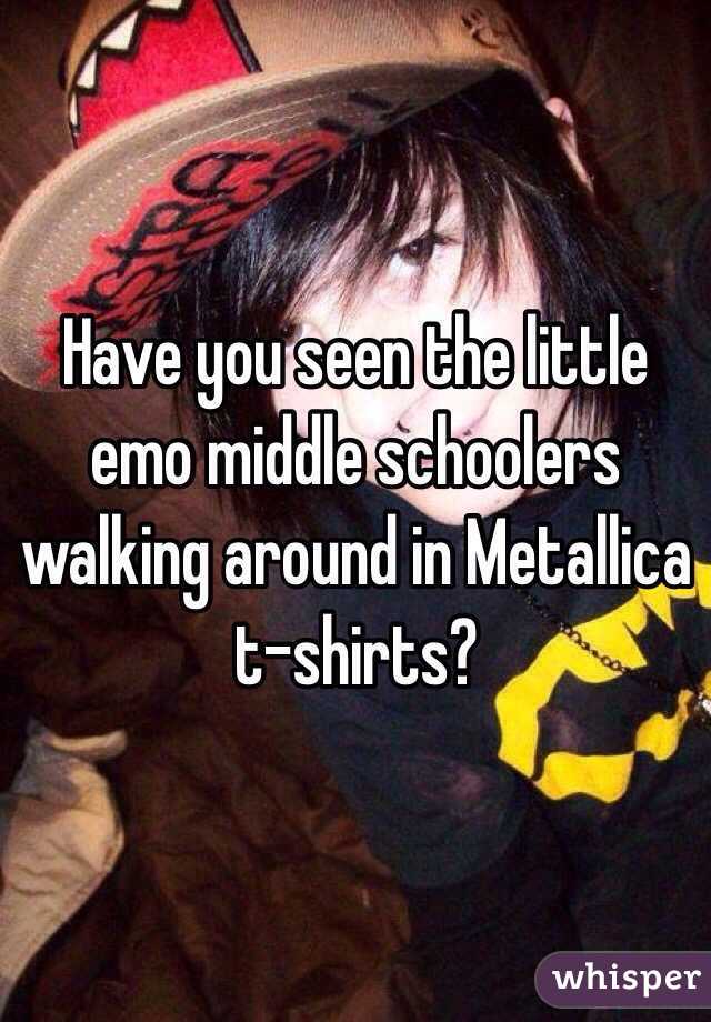 emo middle schoolers