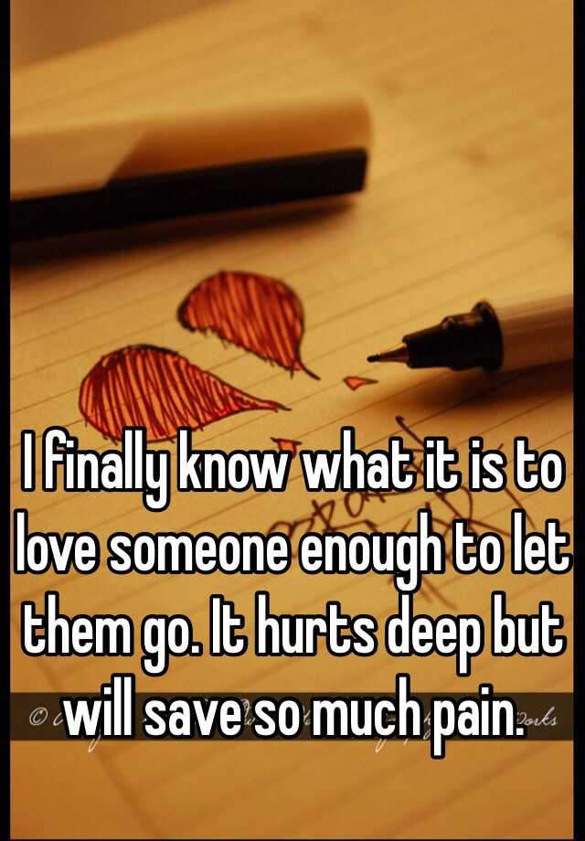 What Does It Mean When You Love Someone Enough To Let Them Go