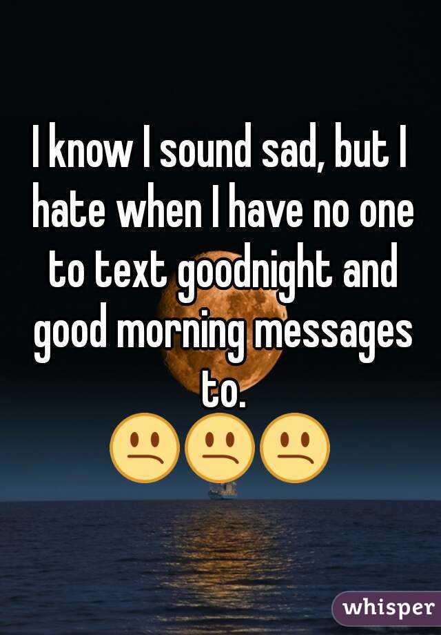 Sad night messages