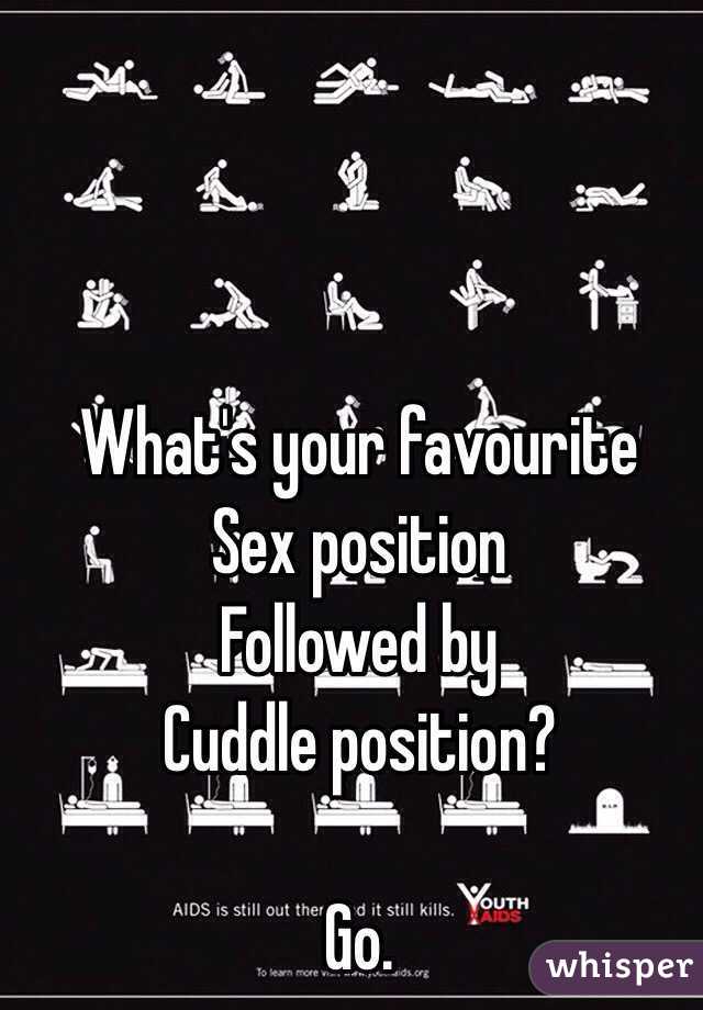 Position about what says you favorite sex your What your