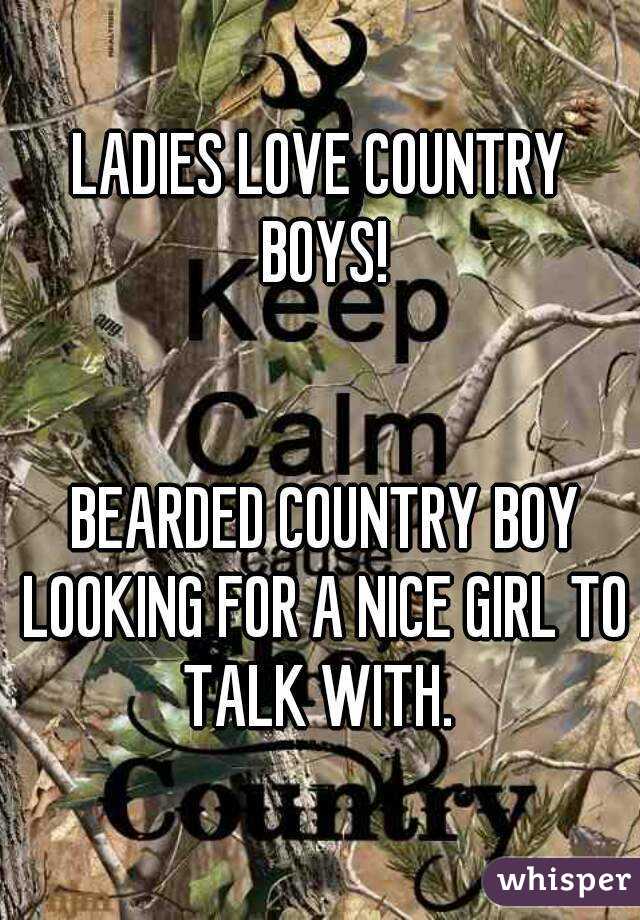 Ladies love country boys