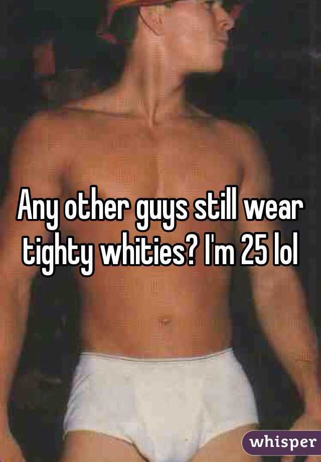 Men Wearing Tighty Whities