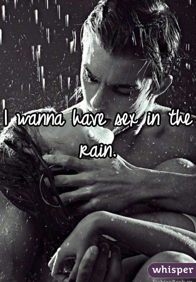Rain sex