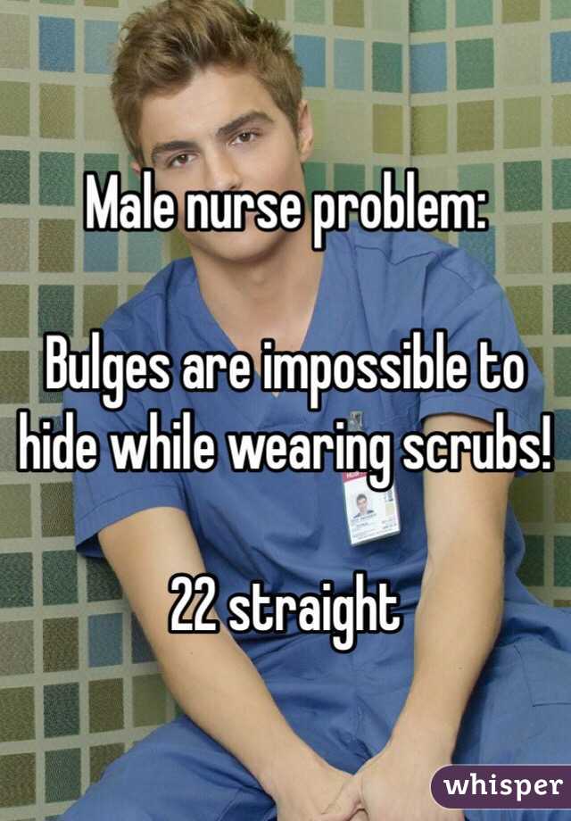 Male Nurse Problem Bulges Are Impossible To Hide While Wearing Scrubs