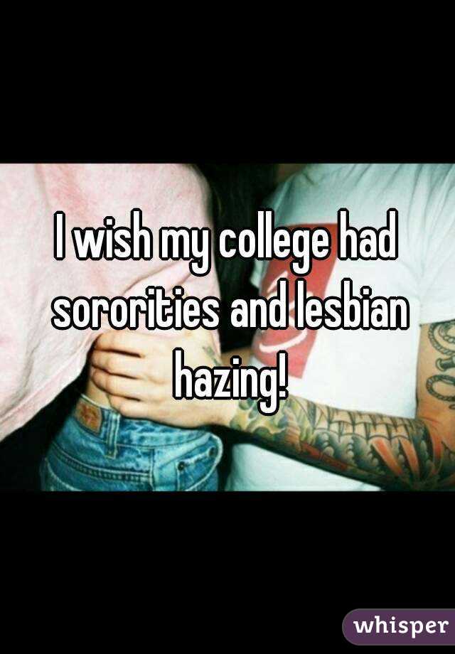 real college lesbian hazing