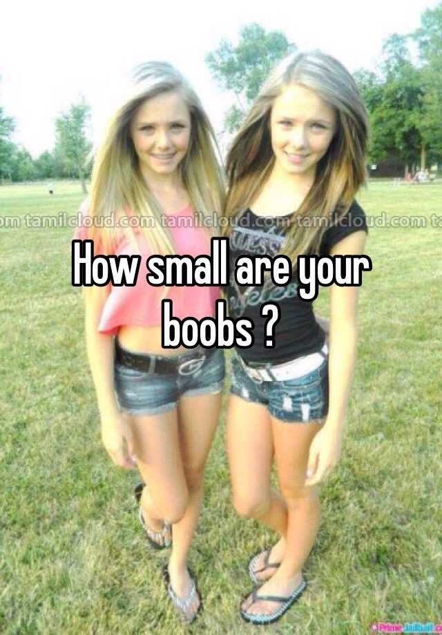 How Small Are Your Boobs 5146