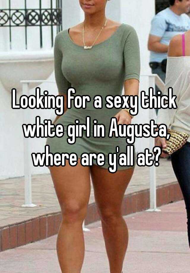 Very thick white girl
