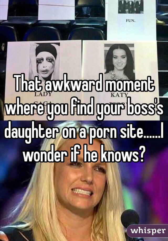 Boss Daughter Porn Caption - That awkward moment where you find your boss's daughter on a ...