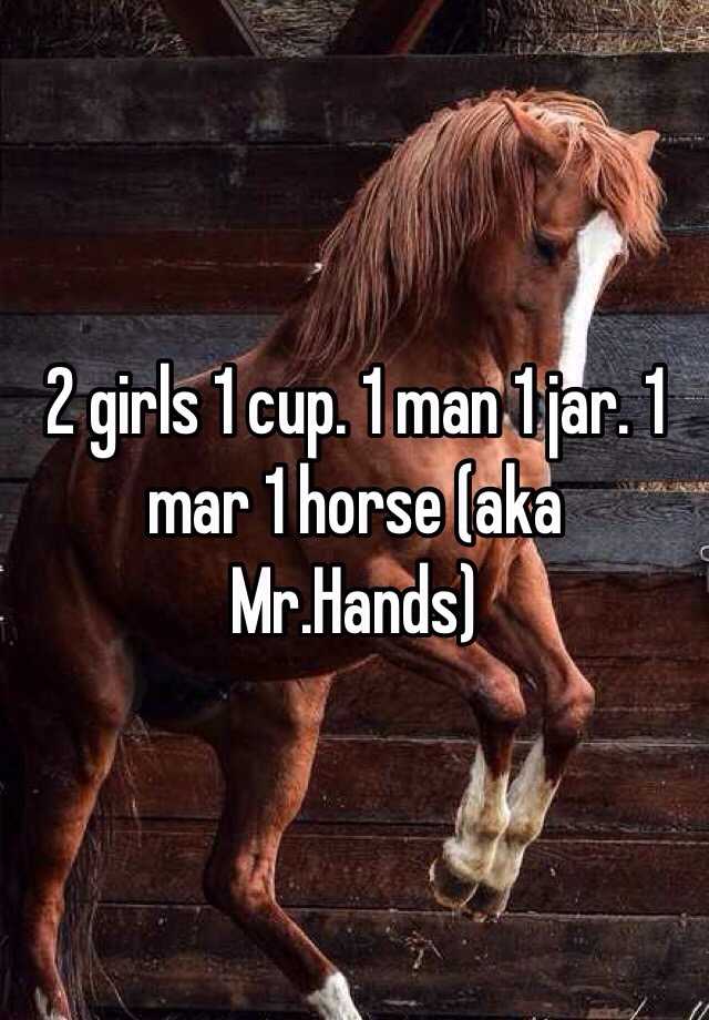Horse 2 man 1 Two guys