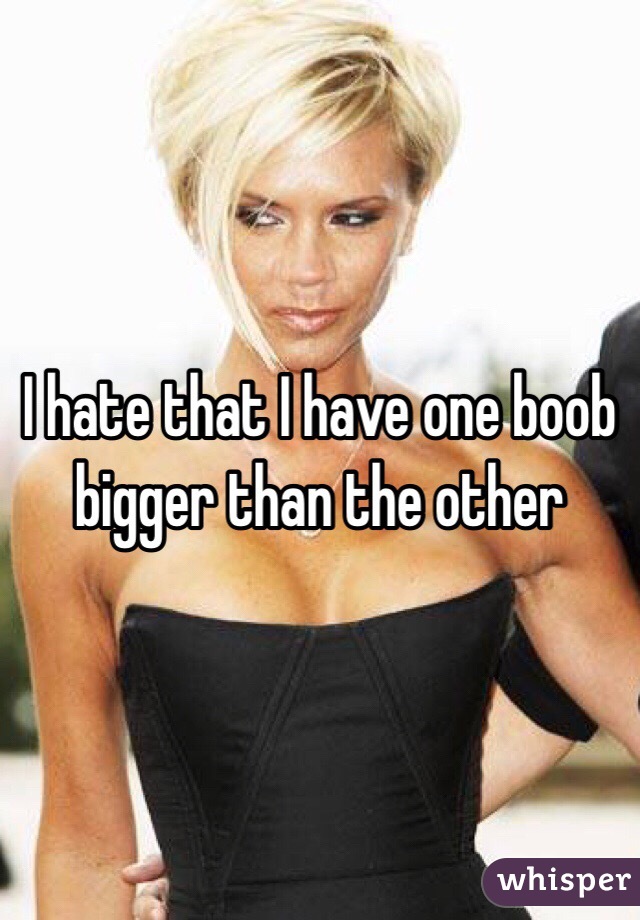 Is One Boob Bigger Than The Other 75