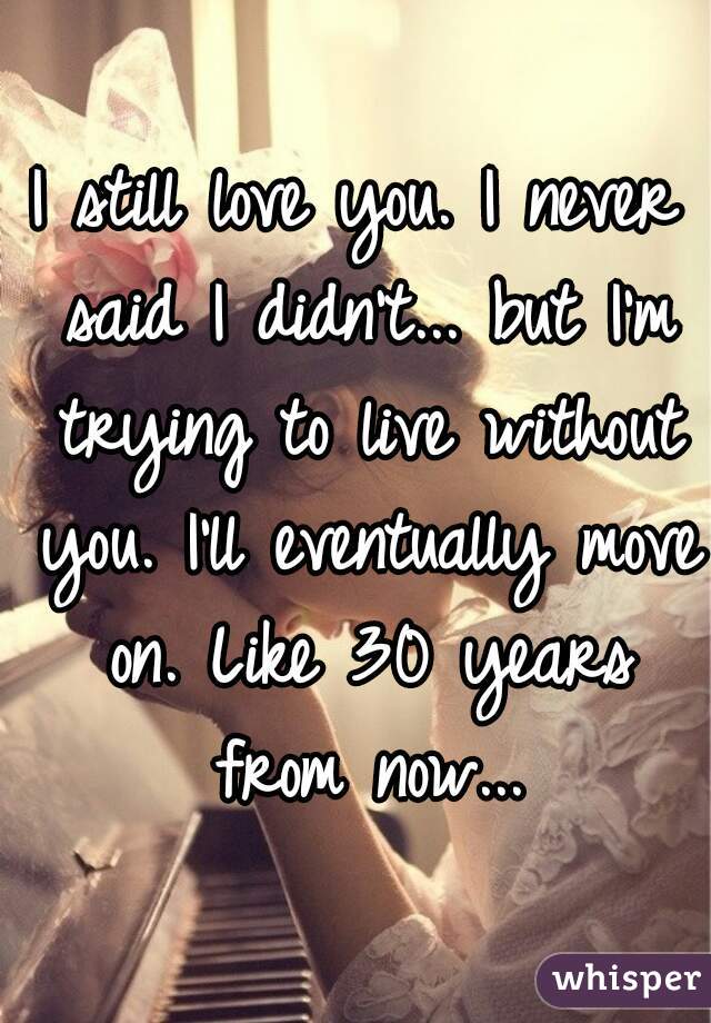 I Never Said I Love You lyrics