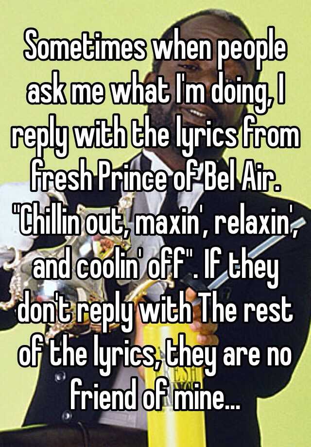 fresh prince of bel air lyrics