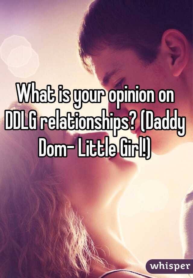 For daddy a dom daddy relationship looking Woman reveals