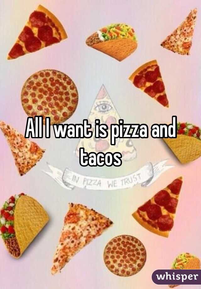 Image result for tacos and pizza
