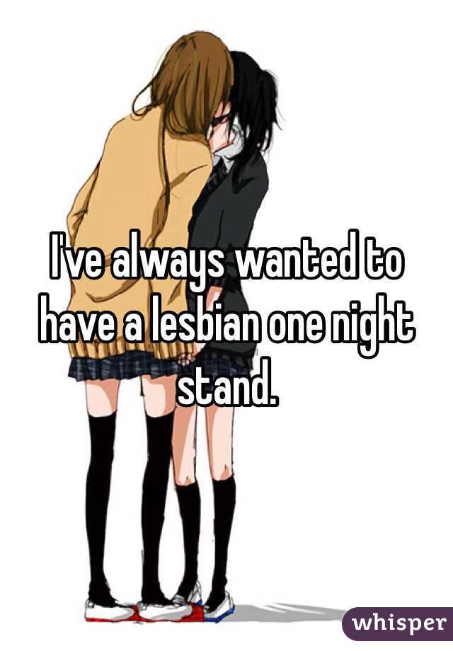 lesbian one night stand