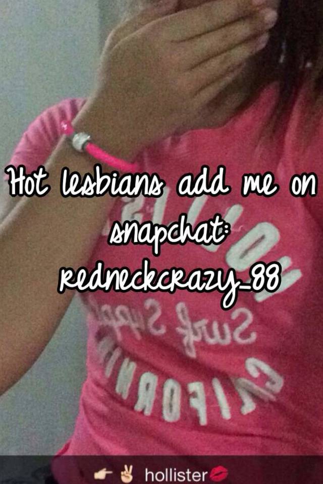 Lesbian snapchat facebook