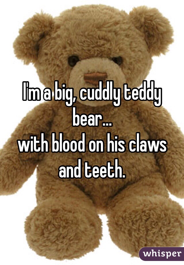 teddy with human teeth
