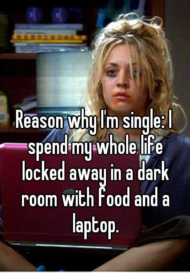 Reason Why I M Single I Spend My Whole Life Locked Away In