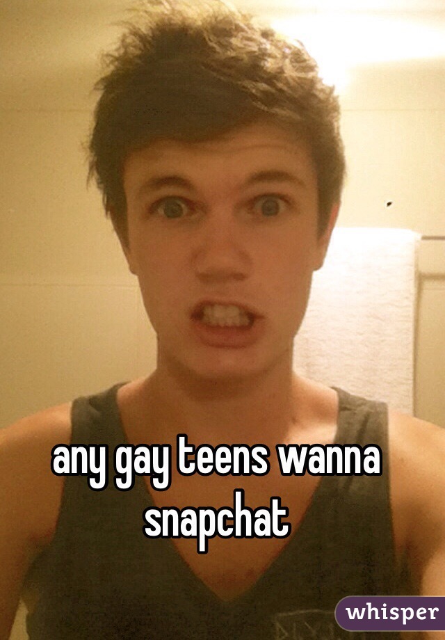 gay snapchat teens