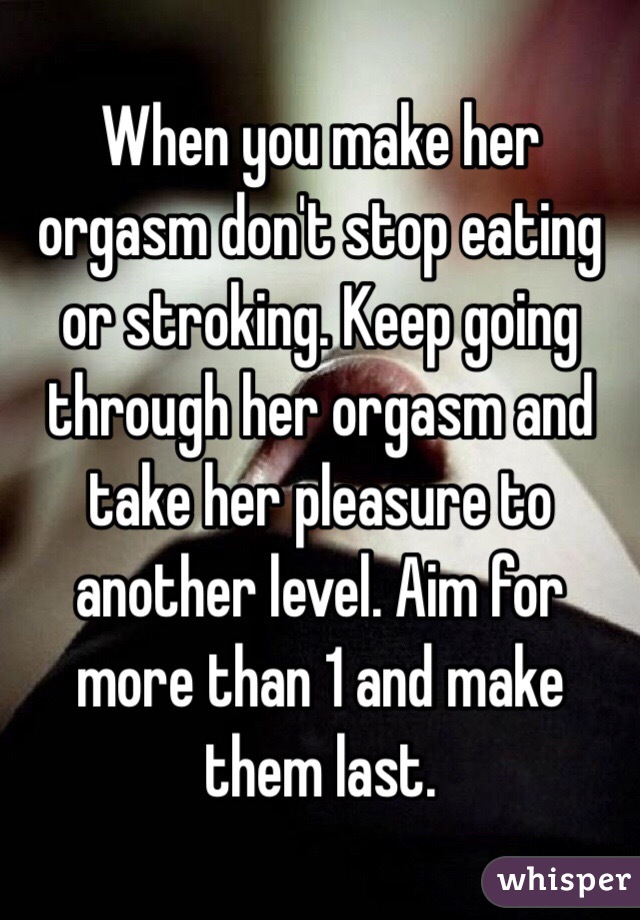 Make her orgasm example