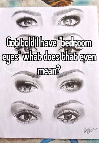 Bedroom mean does the eyes term what The Horizon