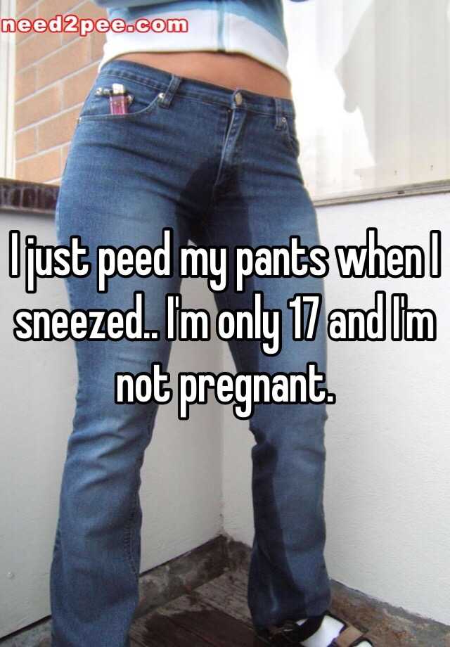 peed sneezed