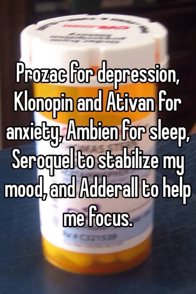 Ambien helps my depression