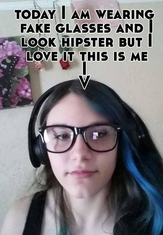 fake hipster glasses
