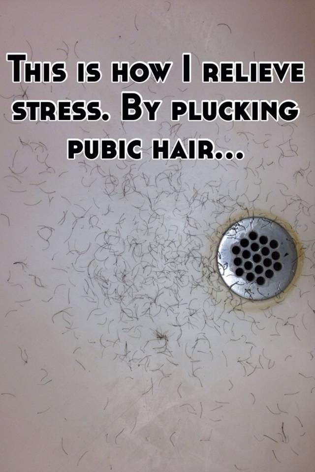 Plucking vagina hair