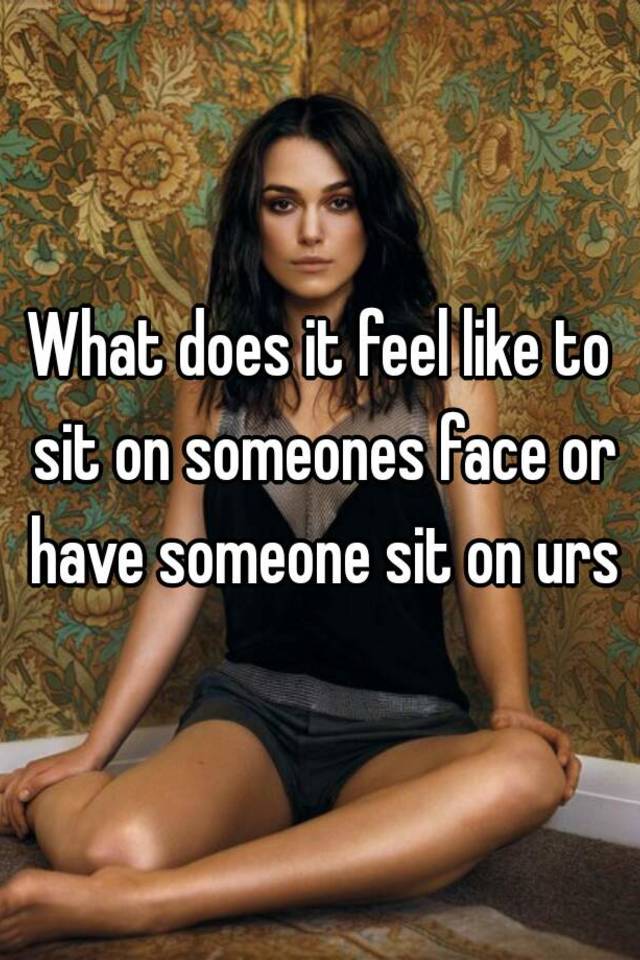 Someone from posted a whisper, which reads "What does it feel like to sit...