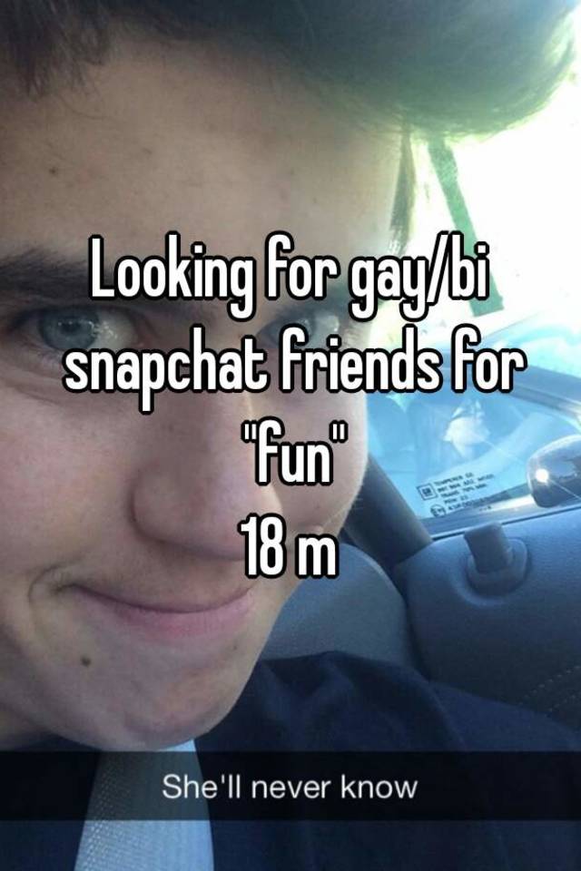gay snapchat friends