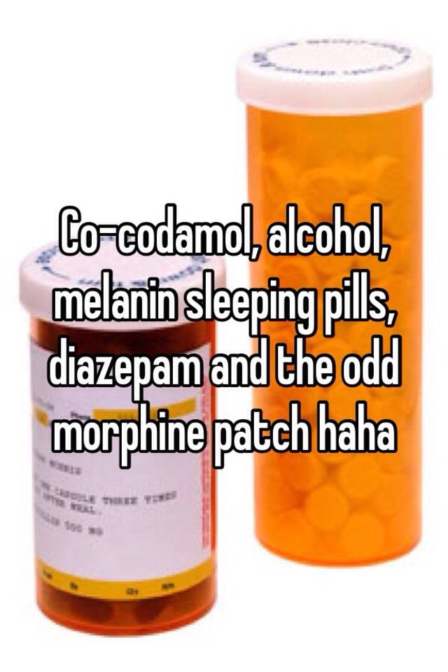 can you take diazepam and cocodamol together